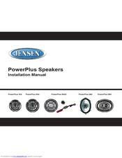 Jensen PowerPlus 652 Installation Manual