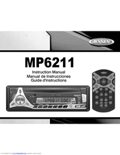 Jensen MP6211 - Radio / CD Instruction Manual
