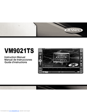 Jensen Mobile Multimedia AM/FM/DVD Receiver VM9021TS Instruction Manual
