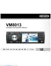 Jensen VM8013 Installation And Operation Manual