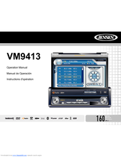 Jensen VM9413 Operation Manual
