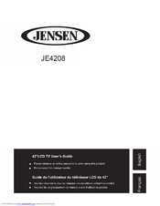 Jensen JE4208 User Manual