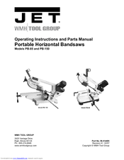 Jet PB-150 Operating Instructions And Parts Manual