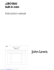 John Lewis JLBIOS602 Instruction Manual