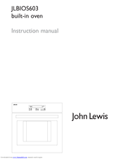John Lewis JLBIOS603 Instruction Manual