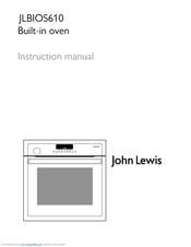 John Lewis JLBIOS610 Instruction Manual