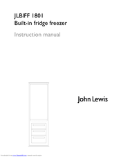 John Lewis JLBIFF 1801 Instruction Manual
