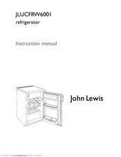 John Lewis JLUCFRW6001 Instruction Manual