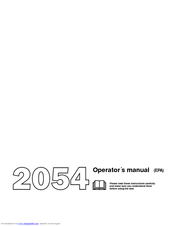 Jonsered 2065 Operator's Manual