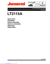 Jonsered LT2115A Spare Parts