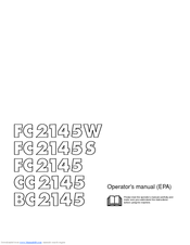 Jonsered FC 2145W Operator's Manual