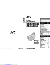 JVC GR-SXM607EG Instruction Manual