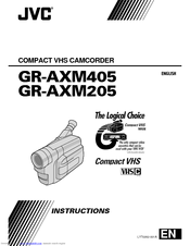 JVC GR-AXM205 Instructions Manual