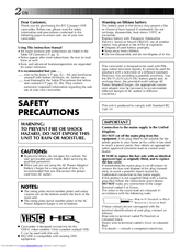 JVC GR-AXM307EG Instruction Manual