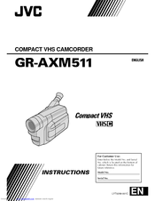 JVC GR-AXM511 Instructions Manual