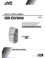 JVC GR-DV808 Instructions Manual