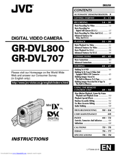 JVC GR-DVL800 Instructions Manual