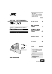 JVC GR-DZ7US - Camcorder - 2.12 MP Instructions Manual