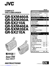 JVC GR-SX210A Instructions Manual