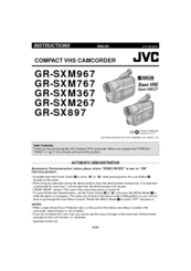JVC GR-SXM367UB Instructions Manual