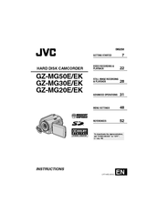 JVC GZ-MG50E/EK Instructions Manual