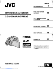 JVC GZ-MG70AG Instructions Manual