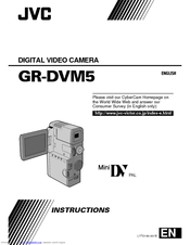 JVC GR-DVM5 Instructions Manual
