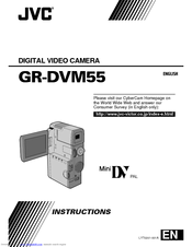 JVC GR-DVM55U Instructions Manual