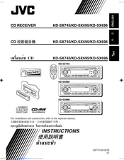 JVC KD-SX696AU Instructions Manual