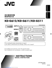 JVC KD-G511 Instruction Manual
