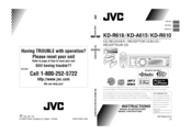 JVC KD-R618 Instruction Manual