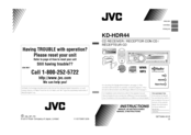 JVC KD-HDR44 Instruction Manual