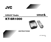 JVC KT-SR1000UJ Instructions Manual