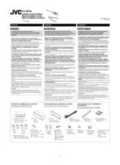 JVC KV-C1000 Installation & Connection Manual