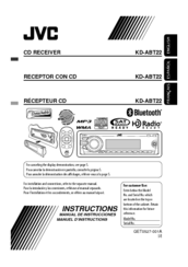 JVC Model KD-ABT22J Instruction Manual