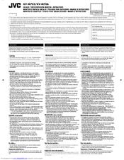 JVC KV-M705 Instructions Manual