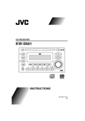 JVC CD Receiver KW-S601 Instructions Manual