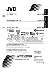 JVC ABT22 - Radio / CD Instructions Manual