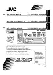 JVC KD-DV5300 - In-dash DVD, DivX Ultra Instructions Manual