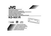 JVC Navigation/CD Receiver KD-NX1R Einbau/Anschlußanleitung
