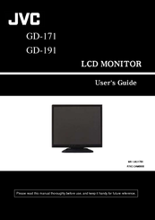 JVC GD-191U - 5:4 Sxga Lcd Monitor User Manual