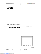 JVC TM-2100PN-K Instructions Manual