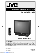 JVC TM-2703U User Manual