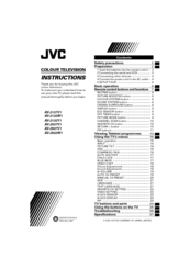 JVC AV-2137V1 Instruction Manual