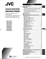 JVC AV-29V511 Instructions Manual