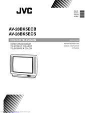 JVC AV-28BK5ECS Instructions Manual