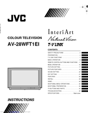 JVC InteriArt AV-28WFT1EI Instruction Manual
