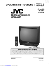 JVC TM-2001U User Manual