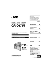 JVC GR-D371U Instructions Manual