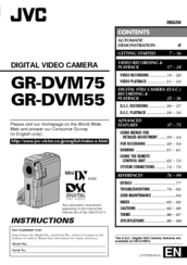JVC GR-DVX78A Instructions Manual